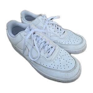 Nike Court Vision‎ Low CD5463-100 Triple White Low Top Sneakers Men's Size 12